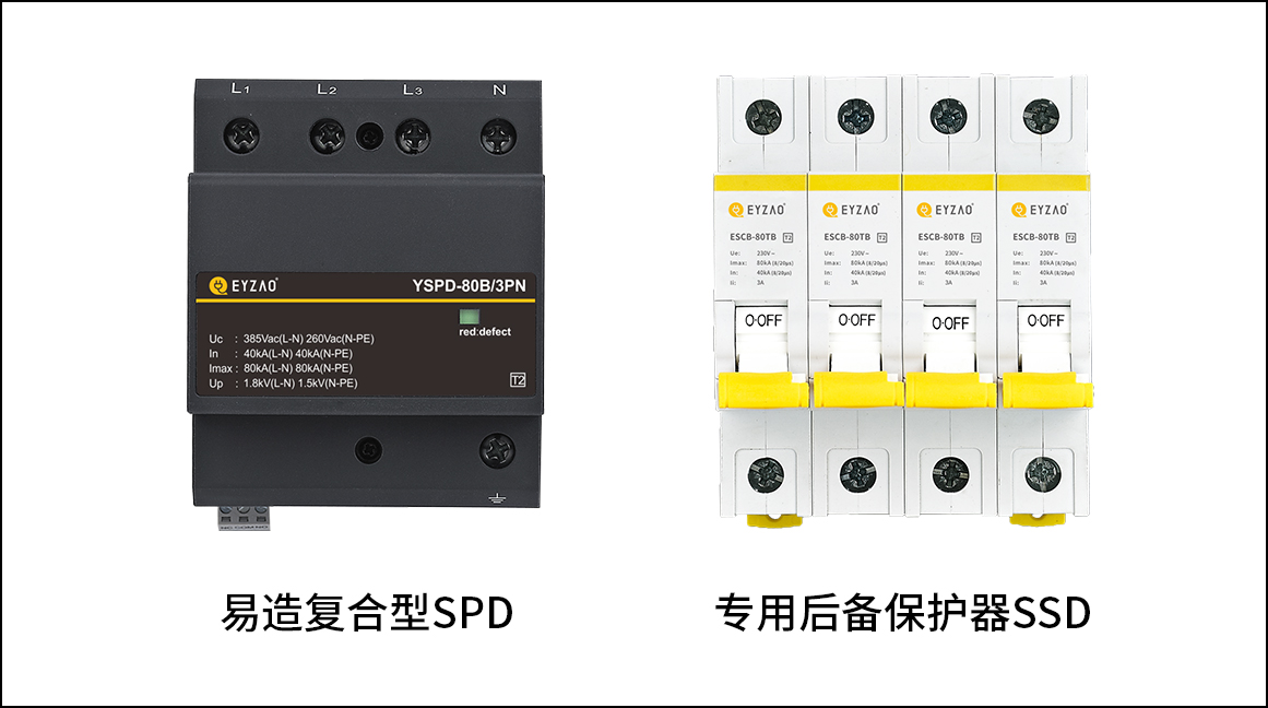 SPD低壓防雷電涌保護(hù)器選擇-后備保護(hù)器配合